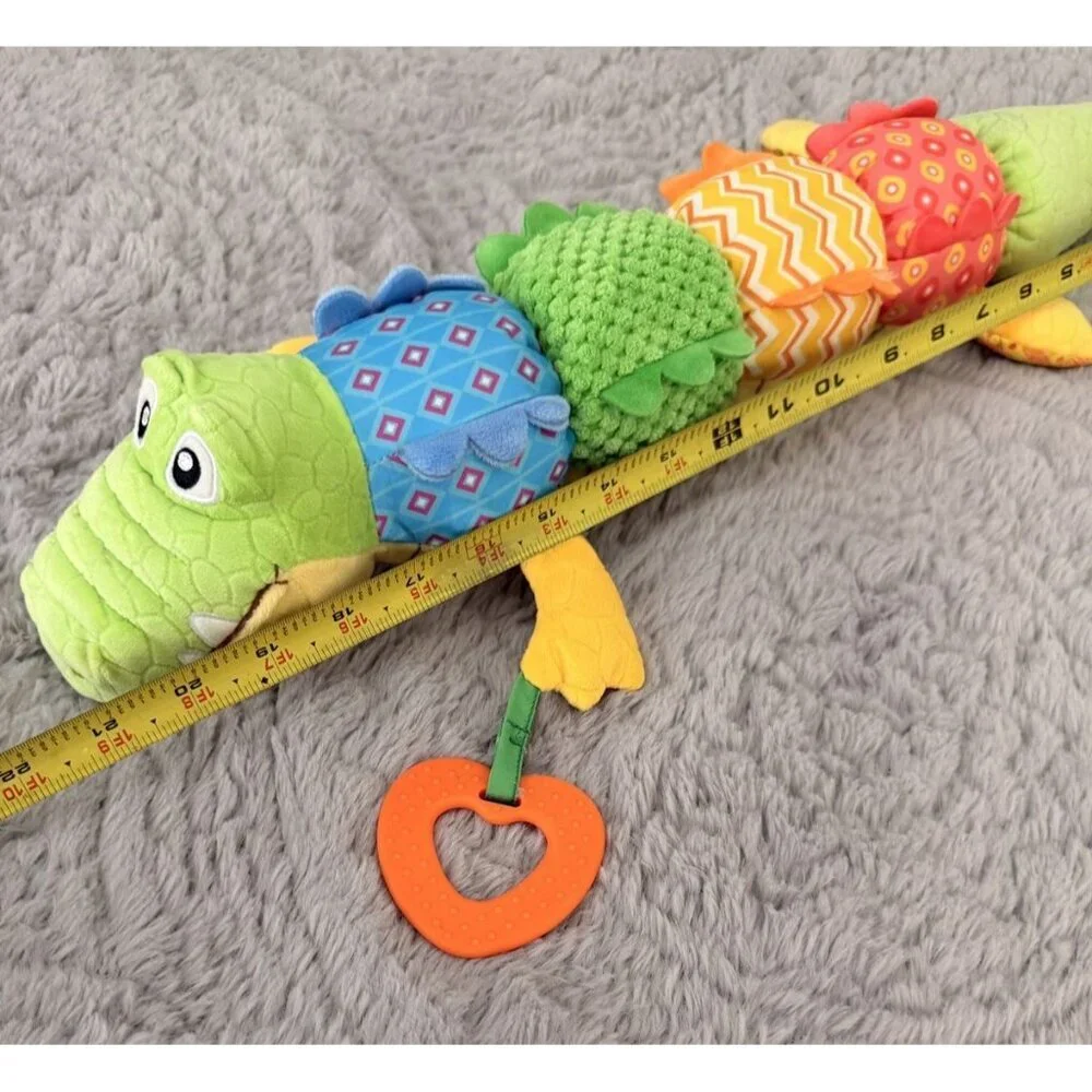 Lamaze Alligator Sensory Crinkle Teether Plush Toy 24